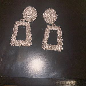 Silver earrings